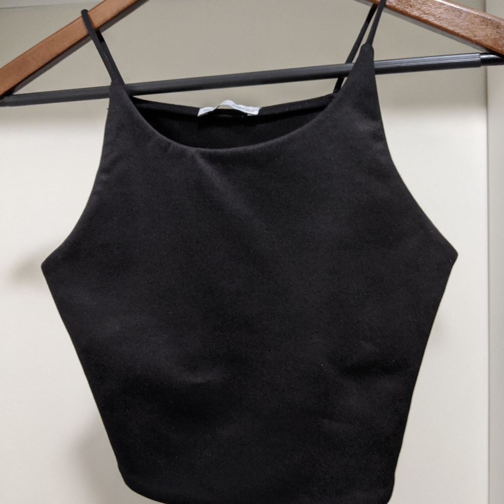Zara Spaghetti Strap Crop Top